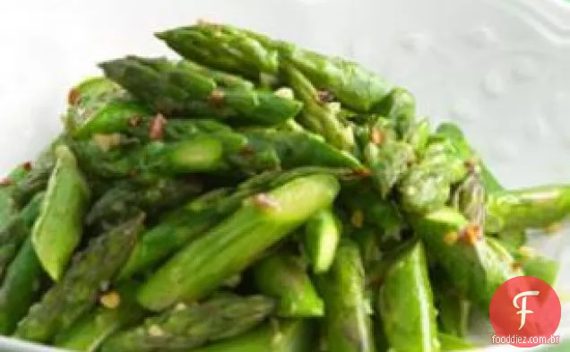 Espargos Com Anchovas E Alho