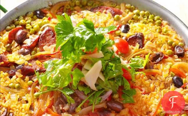 Frango-Chouriço Paella