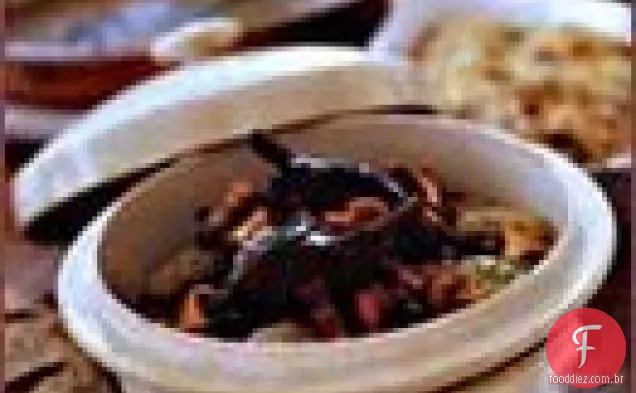 Guisado de pato em vinho tinto