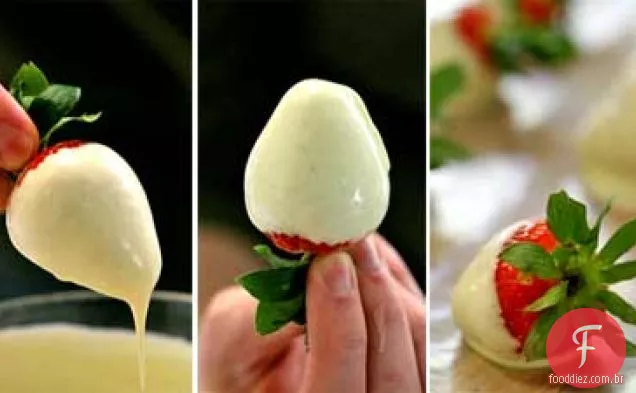 Morangos Mergulhados Em Chocolate