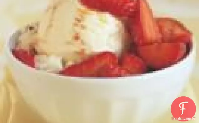 Morangos Com Vinagre Balsâmico Giusti