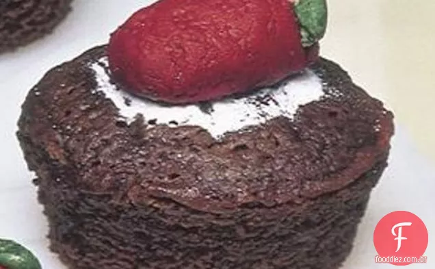 Morangos Com Maçapão De Chocolate