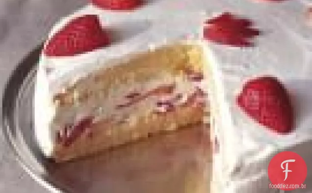 Morango Génoise Com Chantilly
