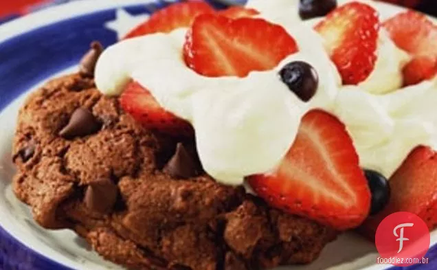 Chocolate Morango Shortcakes