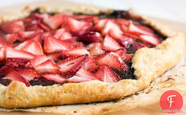 Morango Chocolate Galette