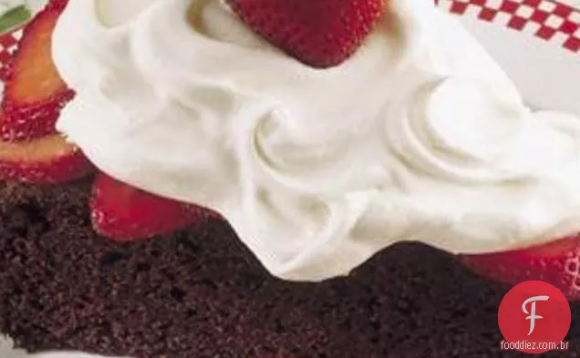 Chocolate Morango Shortcake