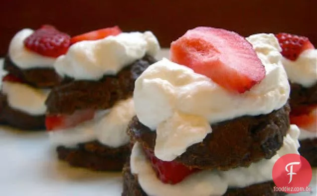 Chocolate Duplo Morango Shortcakes