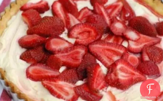 Torta De Creme De Limão Morango