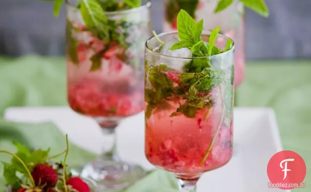 Receita De Coquetel De Mojito De Morango