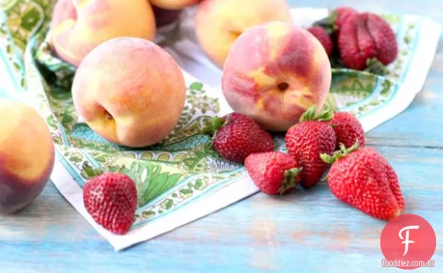 Geléia Freezer Morango Pêssego