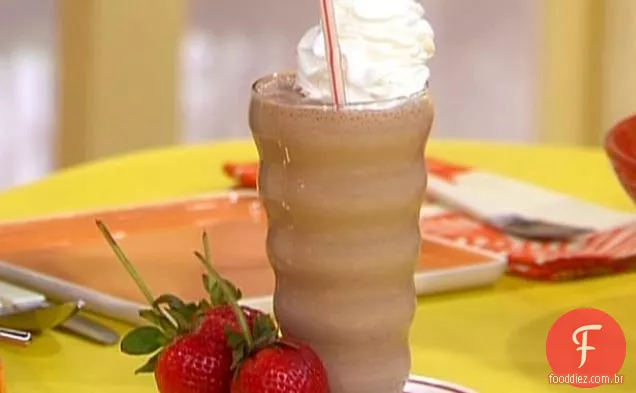Batidos e Morangos com Chocolate triplo embriagado