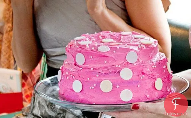 Bolo De Leite De Morango