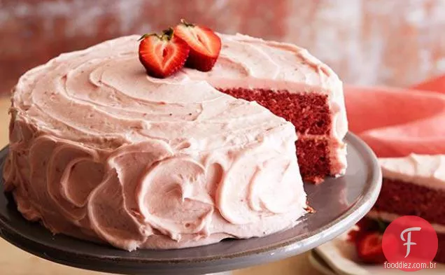 Simplesmente Delicioso Bolo De Morango