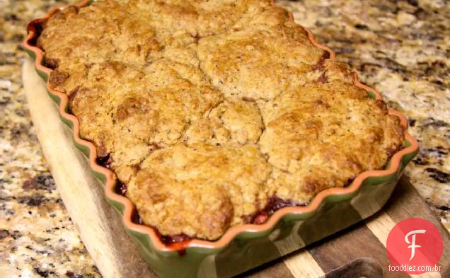 Receita De Sapateiro De Ruibarbo De Morango
