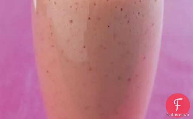 Shake de pêssego-morango