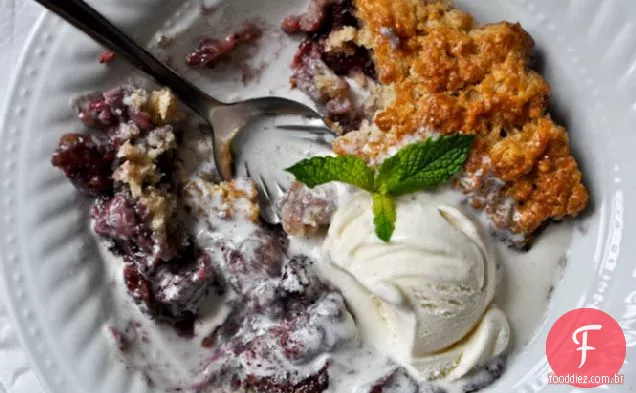 Skillet Strawberry Cobblers