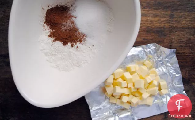 Chocolate, Morango E Ricota Galettes