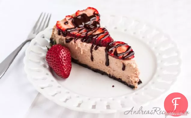 Cheesecake Chocolate Morango