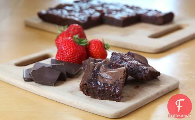 Vinagre Balsâmico Morango Fudge Brownies