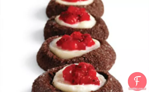 Chocolate-Morango impressões digitais