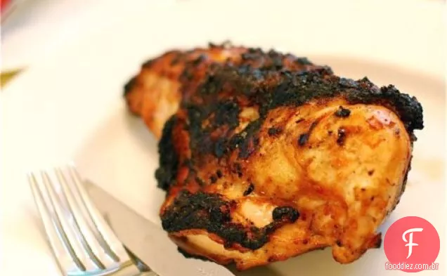 Frango Grelhado Com Manga Doce E Picante