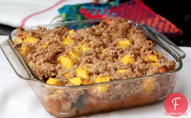 Mango Crumble Café Da Manhã Assar