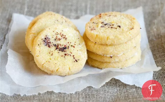 Pudim De Manga E Flor De Laranjeira, Biscoitos De Polenta De Laranja