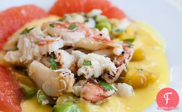 Salada De Manga De Caranguejo E Abacate