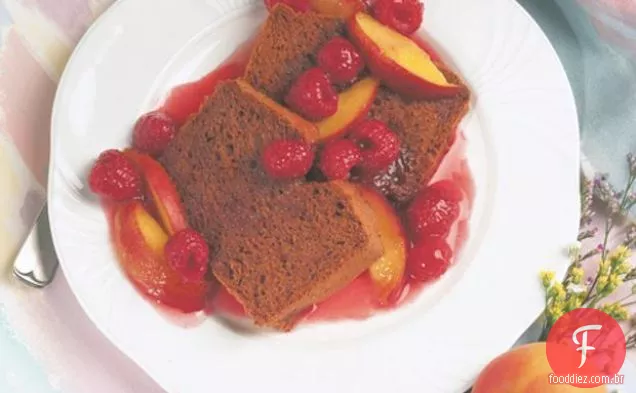Almond-Cocoa Angel Cake