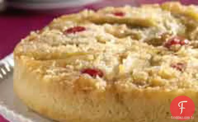 Bolo De Coco De Banana De Cabeça Para Baixo