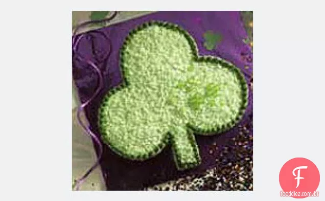 Lucky Shamrock Cut-Up Cake