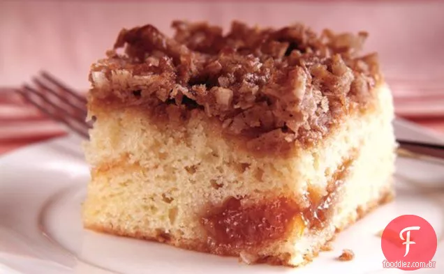 Bolo De Crumble De Damasco