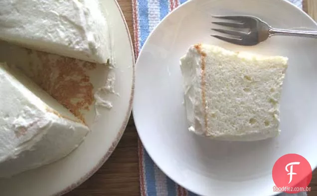 Lemony Angel Food Cake