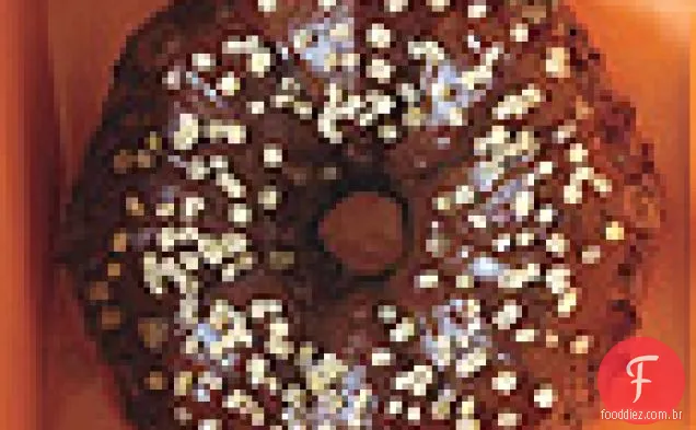 Bolo De Comida De Anjo De Chocolate E Gengibre
