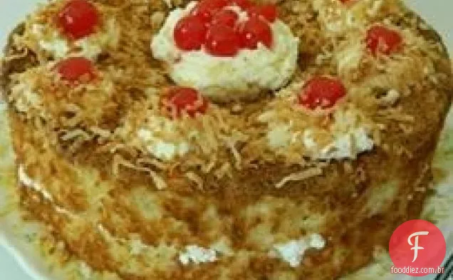 Abacaxi Anjo Comida Bolo I