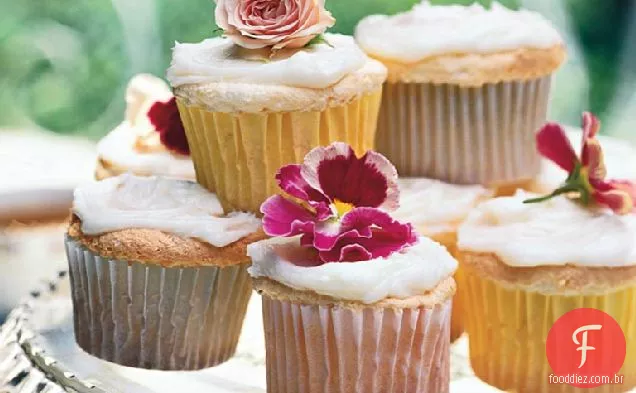Limão Anjo Comida Cupcakes
