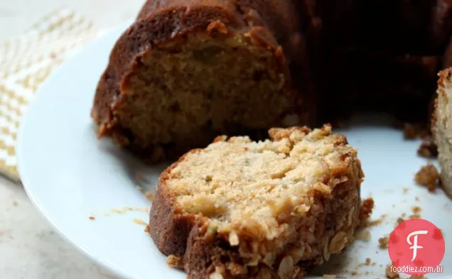 Bolo de ruibarbo de maçã de Miranda