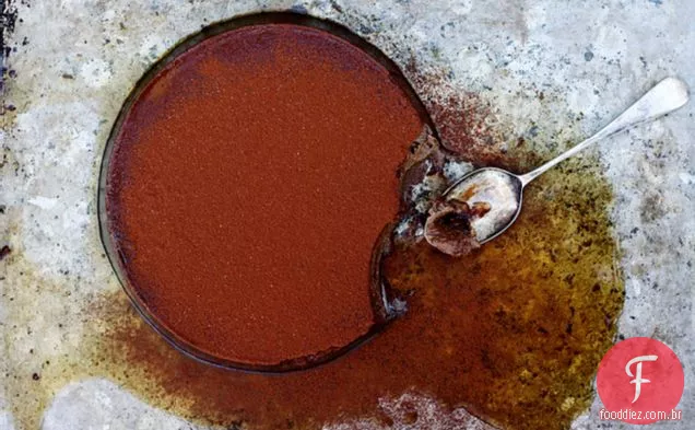 Chocolate com sabor a cardamomo crème Caramel