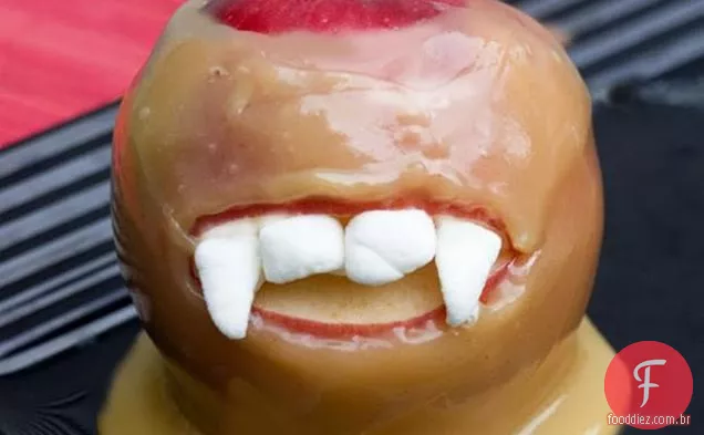 Maçãs Caramelo Vampiro