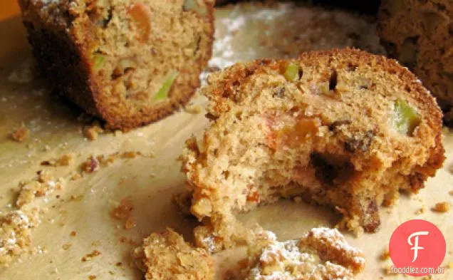 Bolo De Crumble De Maçã E Noz-Pecã