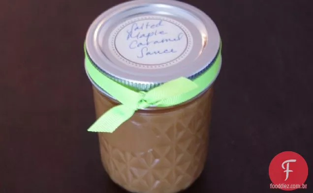 Molho salgado de Maple-caramelo