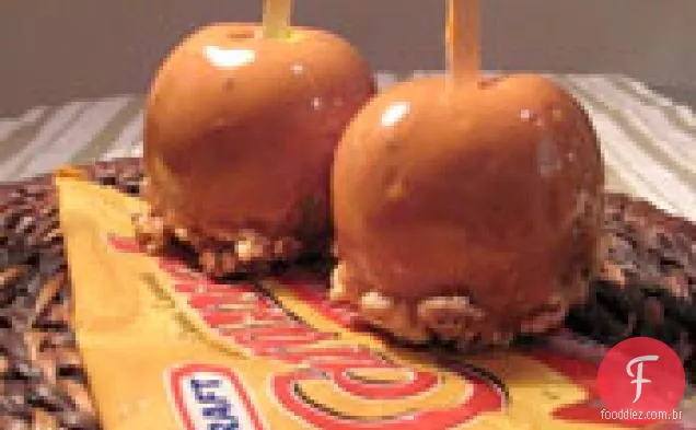 Uma Maçã Por Semana: Maçãs De Caramelo Calvados Com Nozes Salgadas