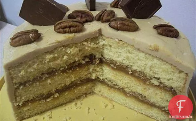 Bolo De Caramelo De Três Camadas