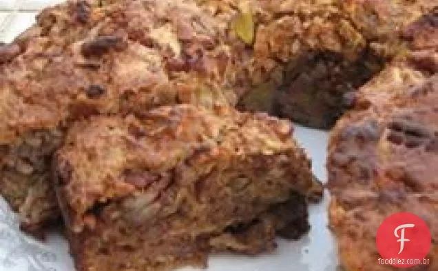 Bolo De Espelta De Maçã Desfiada