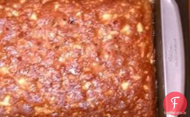 Bolo De Maçã Com Molho De Limão