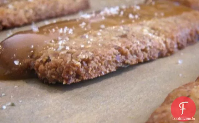 Shortbread sem grãos com Caramelo Salgado