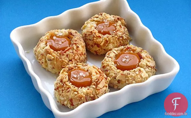 Biscoitos De Impressão Digital De Caramelo Salgado