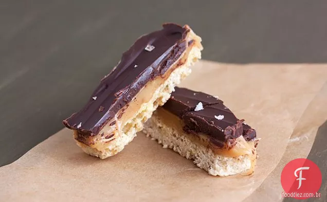 Fatia De Caramelo De Chocolate