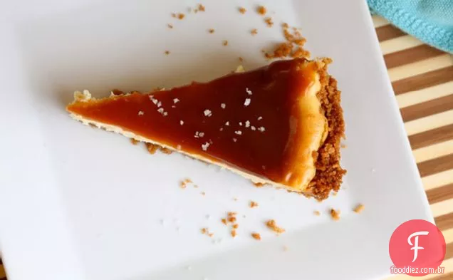 Torta De Cheesecake De Caramelo Salgado