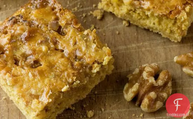 Caramel Walnut Dream Bars